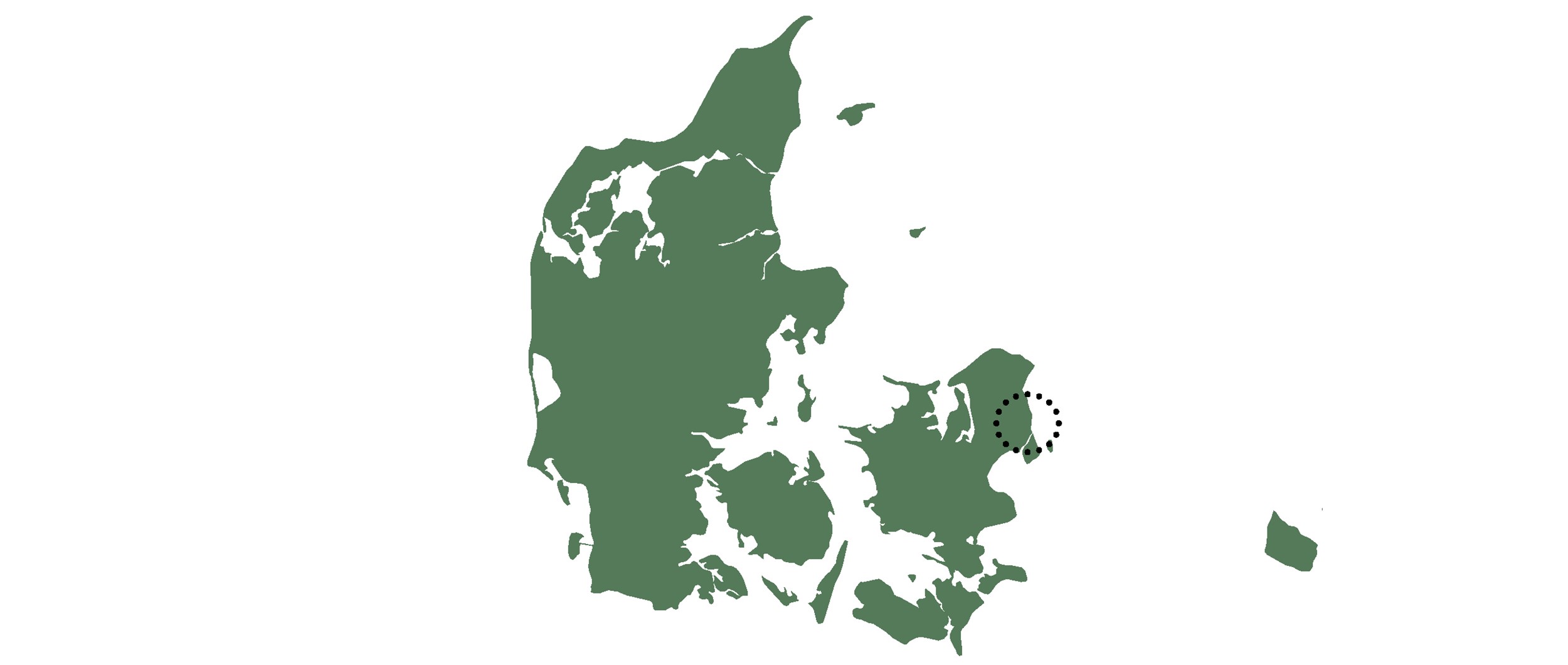 Vedbæk ligger 20 kilometer nord for København.