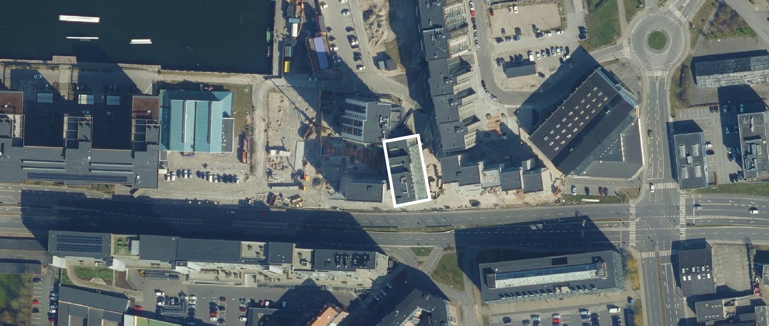 Det tidligere industriområder omkring Østre Havnebassin i Aalborg, er de sidste par år blevet omdannet til en ny bydel med forskellige typer boliger.